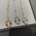 Bvlgari Serpenti Pendant Cubic Zirconia Necklace - 55221