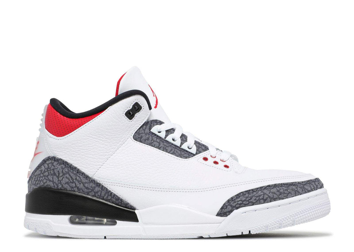 Air Jordan 3 Retro Denim SE 'Fire Red' Sneakers