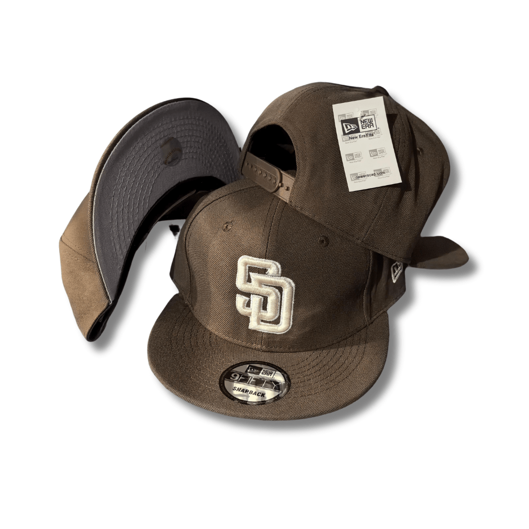 San Diego Padres Cooperstown 9FIFTY burnt wood Snapback cap