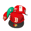 Boston Red Sox Red and Black New Era 59FIFTY Hat