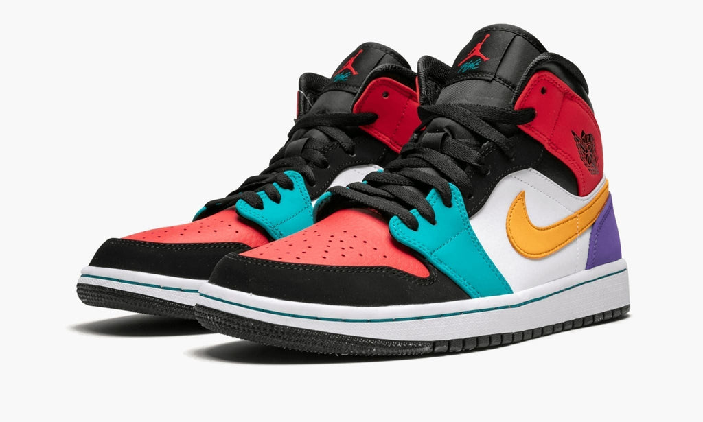 Air Jordan 1 Mid "Multicolor" Sneakers