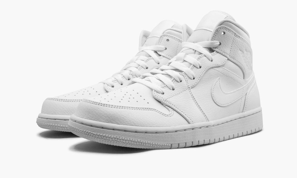 Air Jordan 1 Mid "Triple White" Sneakers