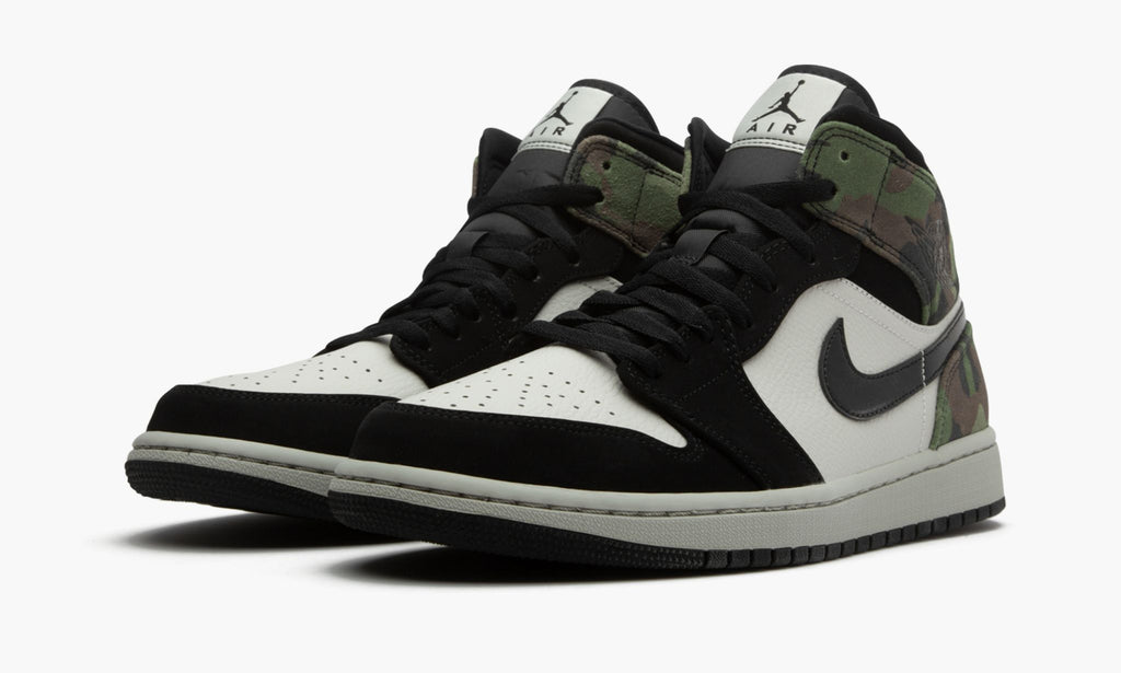 Air Jordan 1 Mid Camo Sneakers