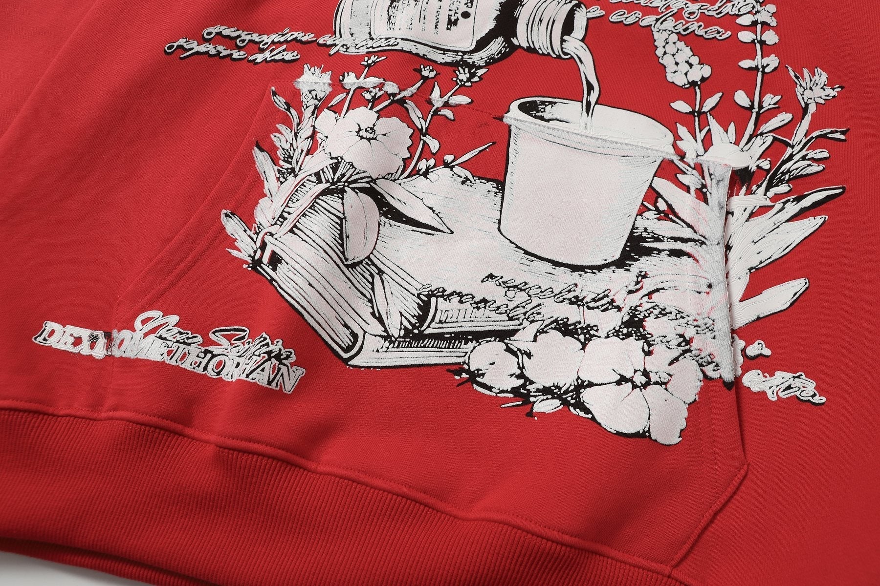 THAT'S A AWFUL LOT OF COUGH SYRUP Rising Star Graphic Hoodie — detail