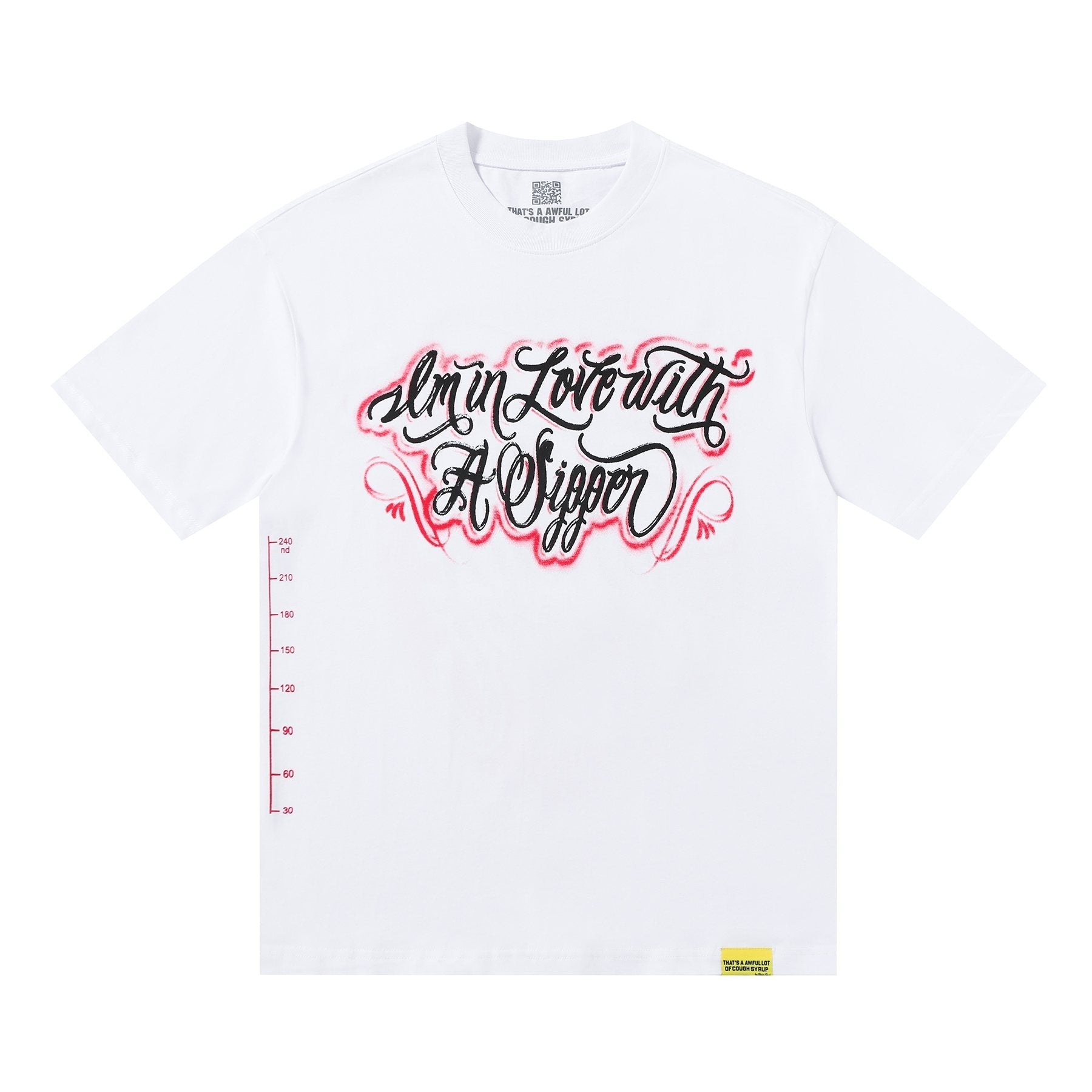 THAT'S A AWFUL LOT OF COUGH SYRUP Script Graphic Short-Sleeve T-Shirt — hero
