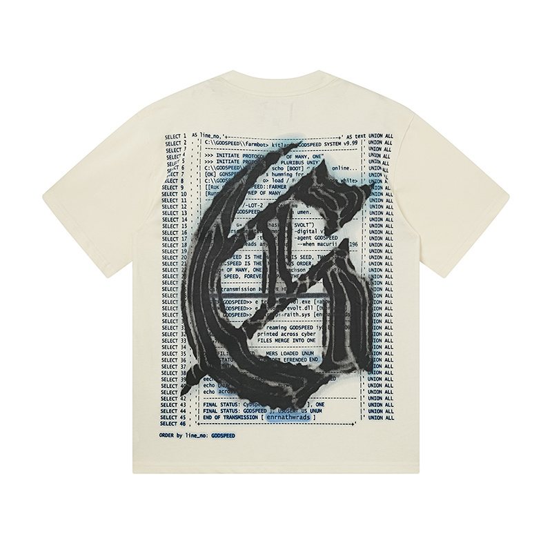 Godspeed Robot Cowboy Graphic T-Shirt — back