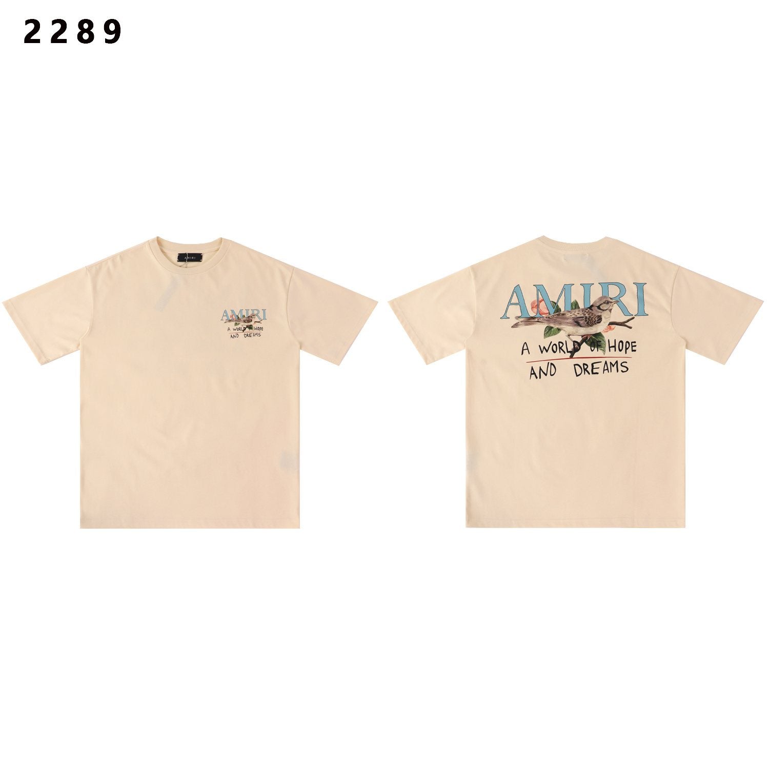 AMIRI Bird Graphic Short-Sleeve T-Shirt — front