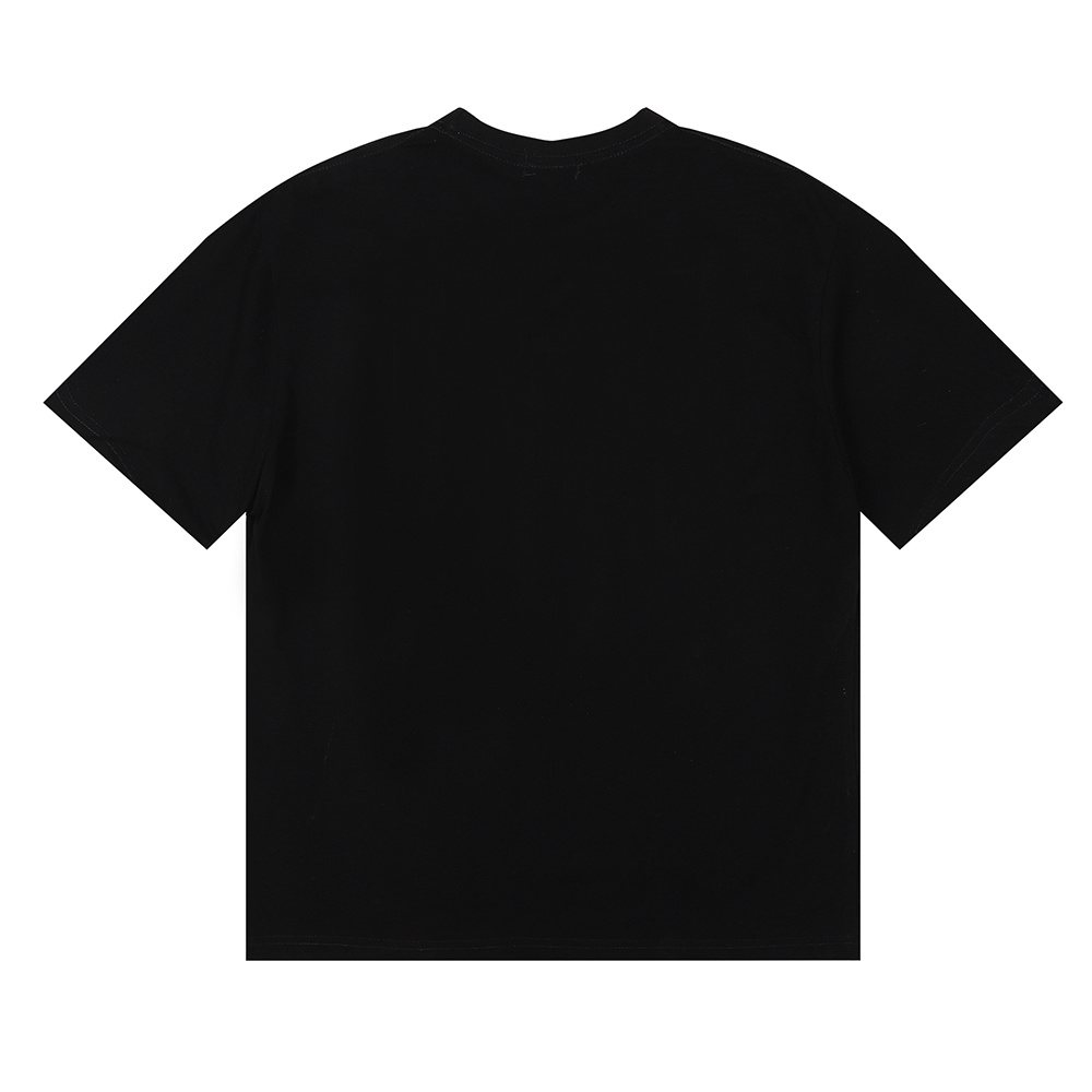 AMIRI Blue Wordmark Short-Sleeve T-Shirt — back