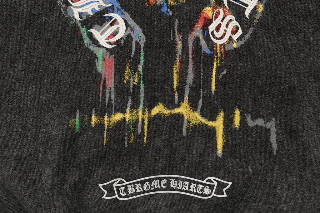 Chrome Hearts Sanskrit Graphic Pullover Hoodie — detail