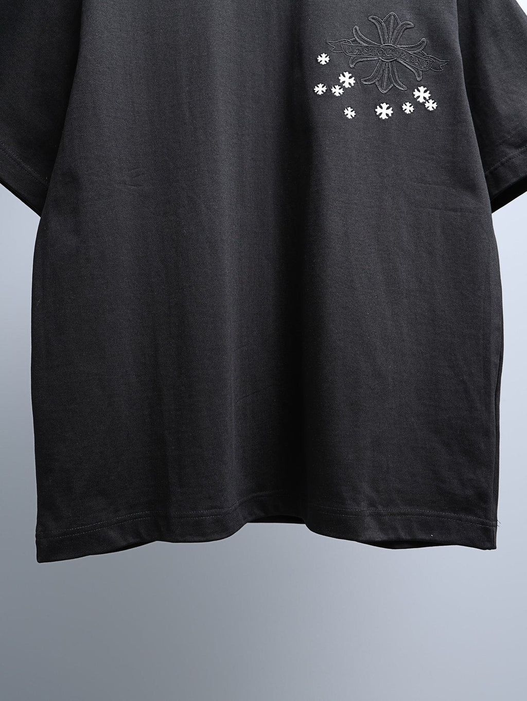 Chrome Hearts Cross and Star Graphic T-Shirt — front